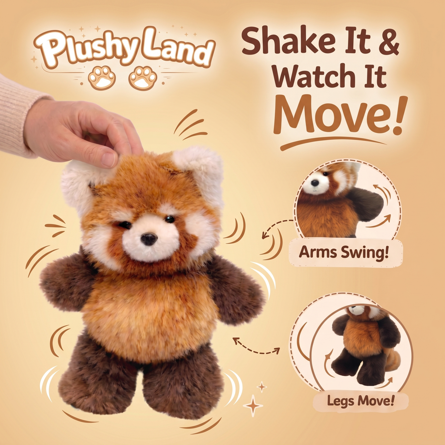 Plushy Land™ Peluches Andarines