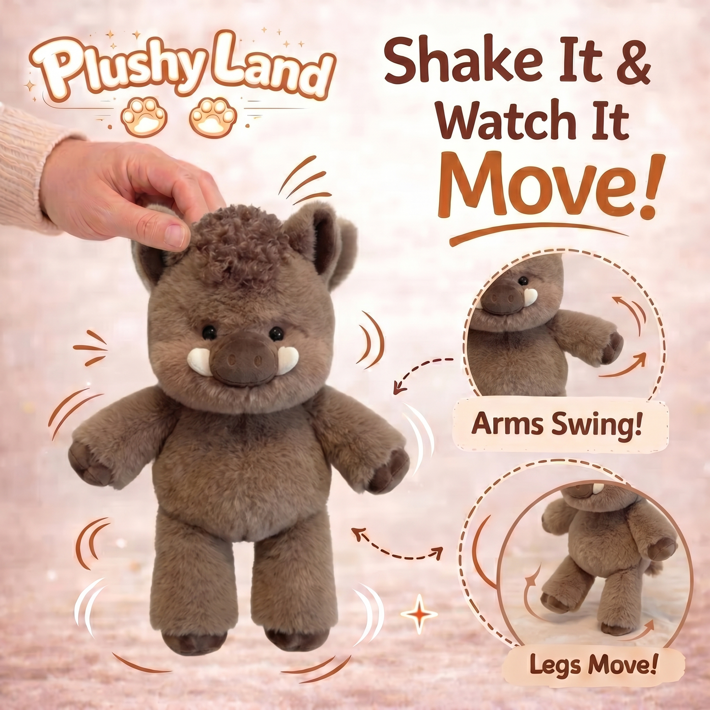 Plushyland™ Running Plushy