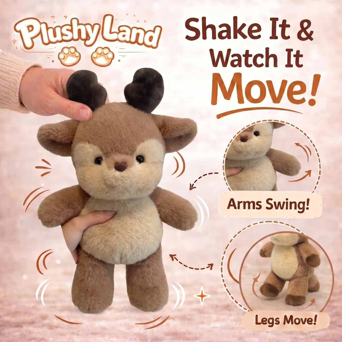 Plushyland™ Running Plushy